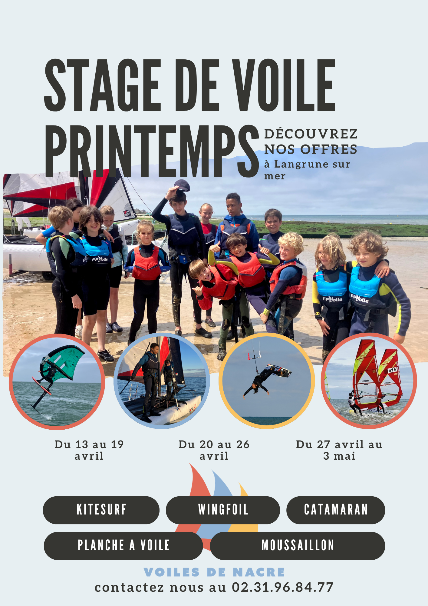 affiche stage printemps 2026